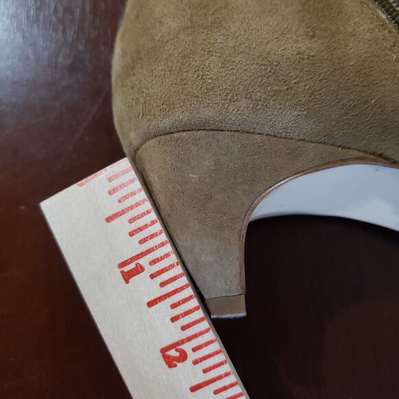 Nine West Zadan Suede Leather Kitten Heel Ankle Boots Size 6 Steampunk Victorian - Picture 11 of 11